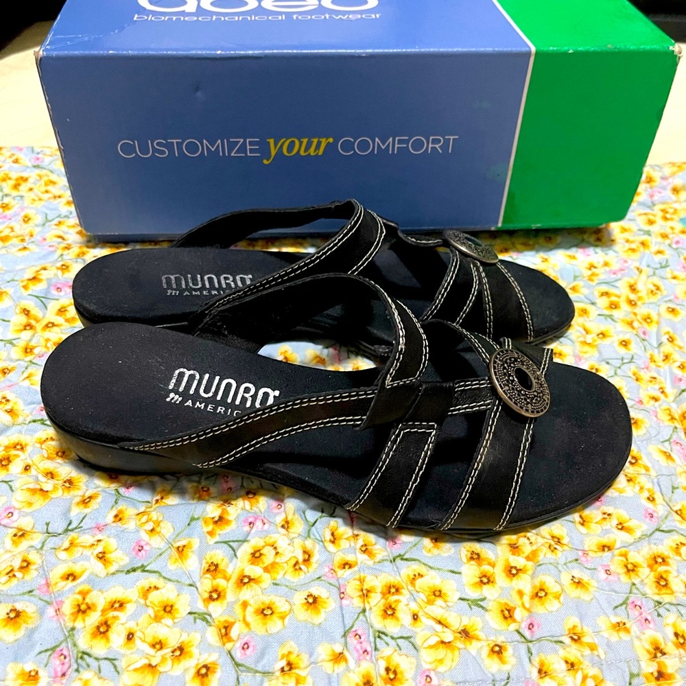 Sandals abeo biochemical foot ware .